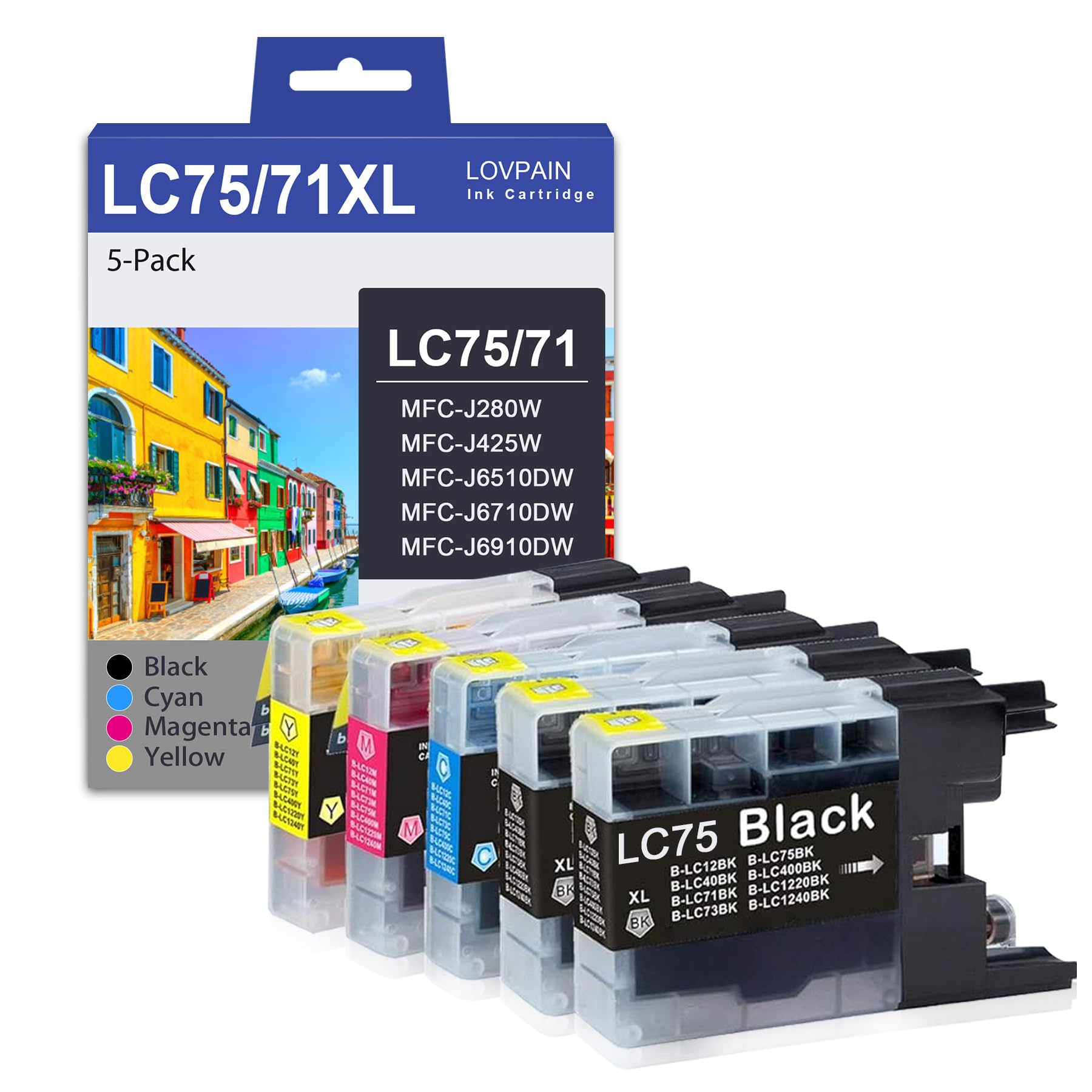 Amazon.com: LC75 LC71 LC79 High Yield Ink Cartridges (2